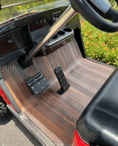 Yamaha Drive / G29 Club Clean Golf Cart Floor Mat (Heavy Duty Rubber)