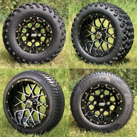 Matrix wheel and tire combinations | Street / Turf / Off-Road / All-Terrain Golf Cart Tires 