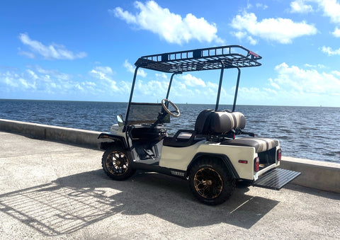 Can you take a golf cart to the beach?