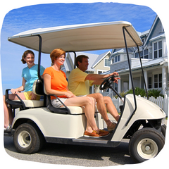 Family Golf Cart Rental Destination