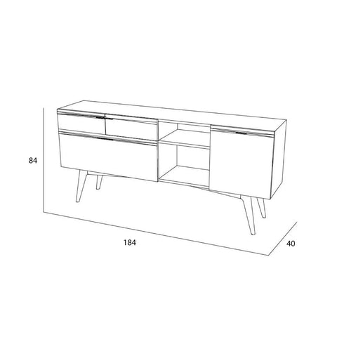 Bufetera Moderna - Bufetera Zagora Medidas | CREATA Muebles