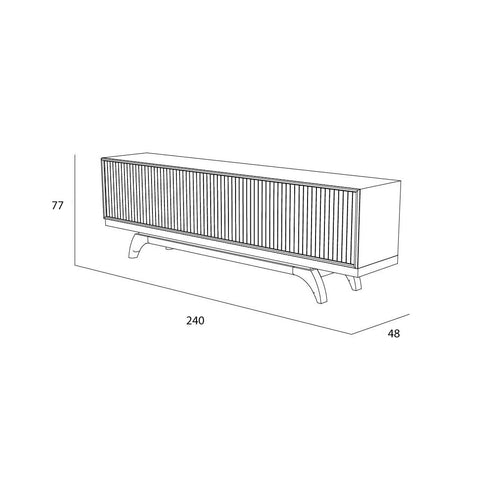 Bufetera para Comedor - Bufetera Blondy - Medidas | CREATA Muebles