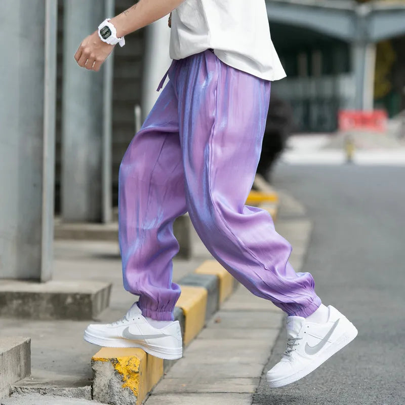Cargo Pants Joggers Men Harem Pants 2023 Solid Loose Hip Hop Man Sweatpants Streetwear Casual Pants Elastic waist Male Trouser