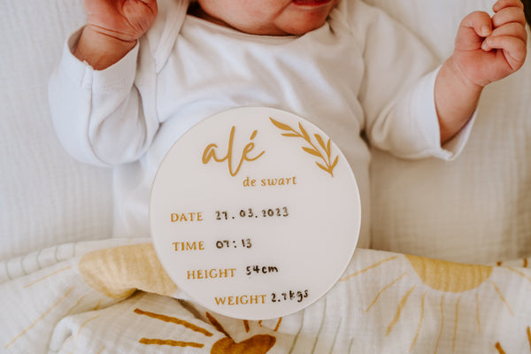 Detailed Birth Announcement