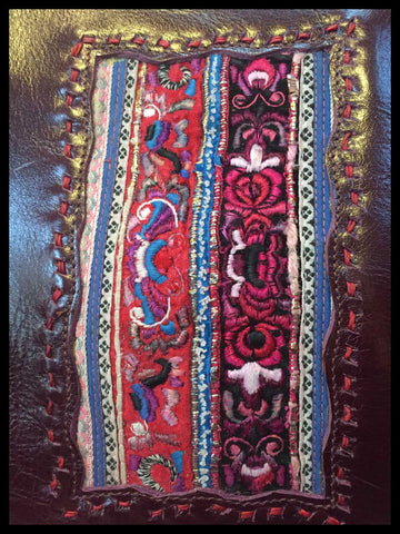 Hmong embroidery Thailand handmade fairtrade handcrafted textile handbag