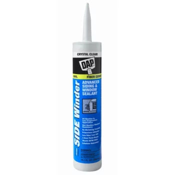 12 Pack of 10.1 Oz Dap 00816 Side Winder Crystal Clear Advanced Polymer Siding