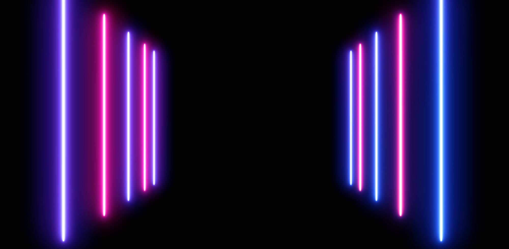 Tube néon led sur pied RGB