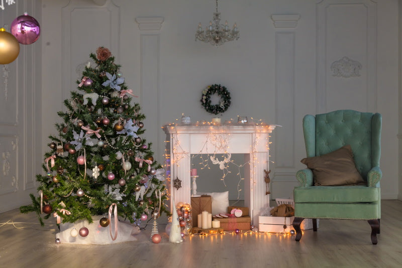 Déco de noël avec cheminée 