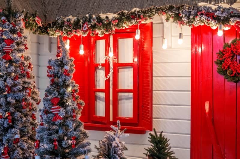 Projecteur laser de Noël, décorations de Noël, lumières laser à 8 motifs de  Père Noël, veilleuse à brancher pour intérieur et extérieur, fête de Noël  avec télécommande minuterie, rouge et vert 
