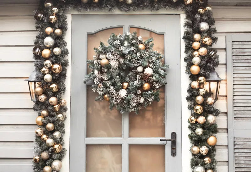 Comment réaliser une belle déco de porte pour Noël ?