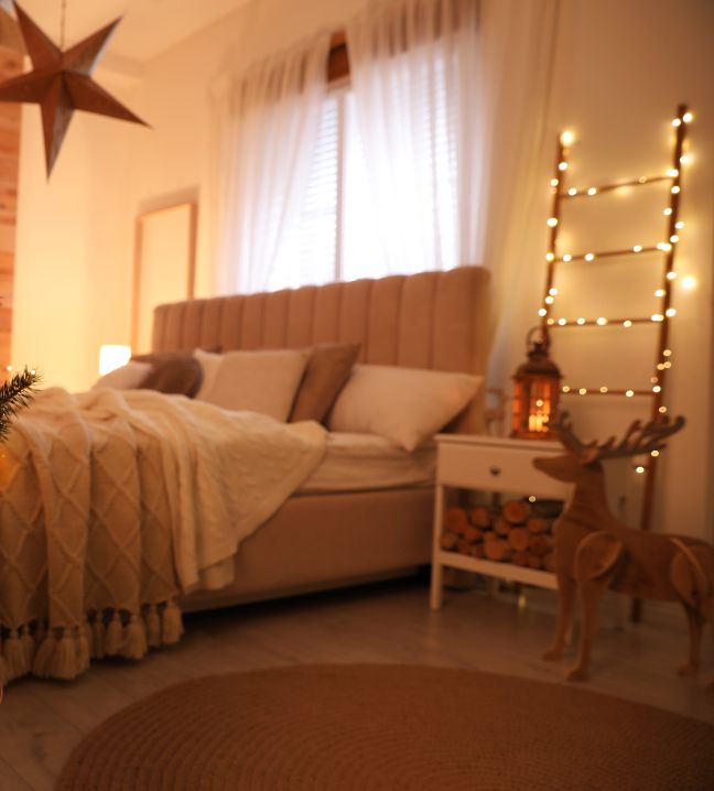 Inspiration pour les guirlandes lumineuses de chambre