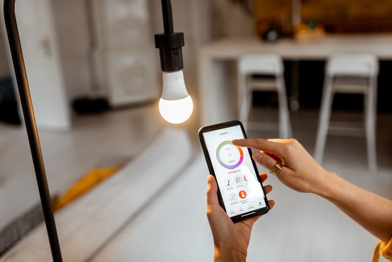 Une ampoule led connectée