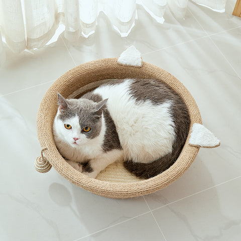 Kattenmand - Katten Ontwerp - Speelgoed - Rust Plek - Diameter 36cm
