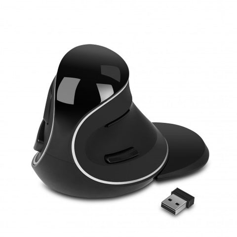 Delux grip mouse Plus - draadloze rechtshandige ergonomische muis - Verticale muis - Rechtshandig gebruik