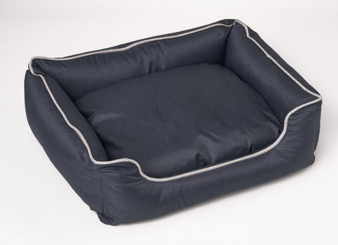 Waterbestendig Huisdierenbed  Anti-Slip Onderkant  Makkelijk Schoon te Maken  Donkergrijs  30x25x14cm  Honden en Katten