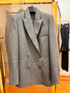 Gray blazer