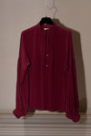 Plisse’ sartoriale blouse