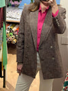 BLAZER TWEED linen and silk