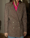 BLAZER TWEED linen and silk