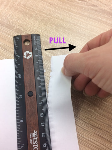 Grip and Rip, Deckled Edge Tearing Ruler 12