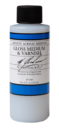 Solomons - Gloss Varnish , Acrylic Transparent Gloss Varnish 120ml