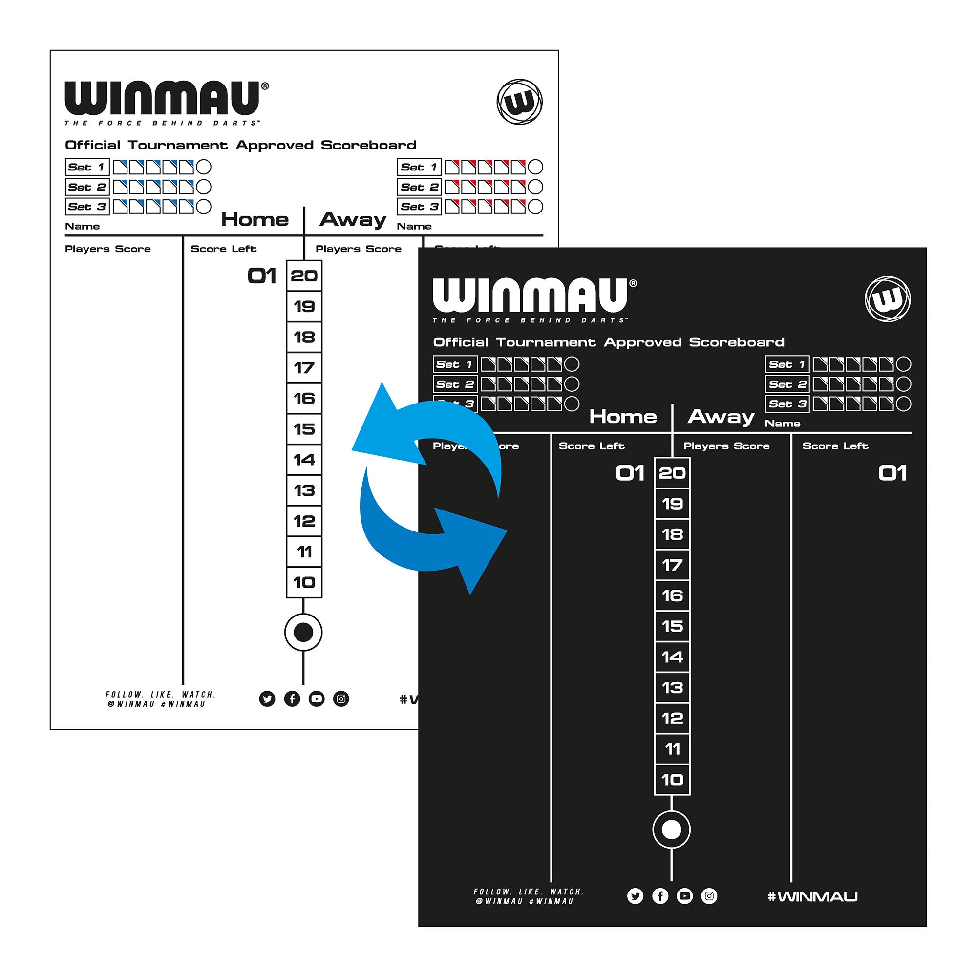 Winmau Pro Zone Stage Set Wandschutz · German Giant Dartshop