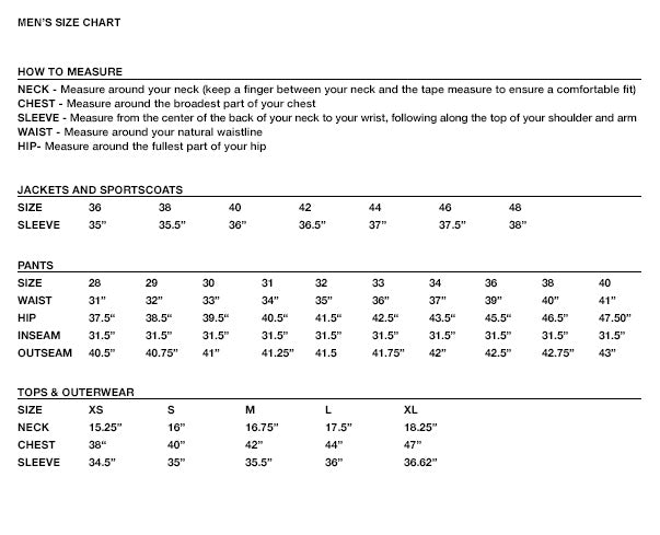 Helmut Lang Jacket Sizing