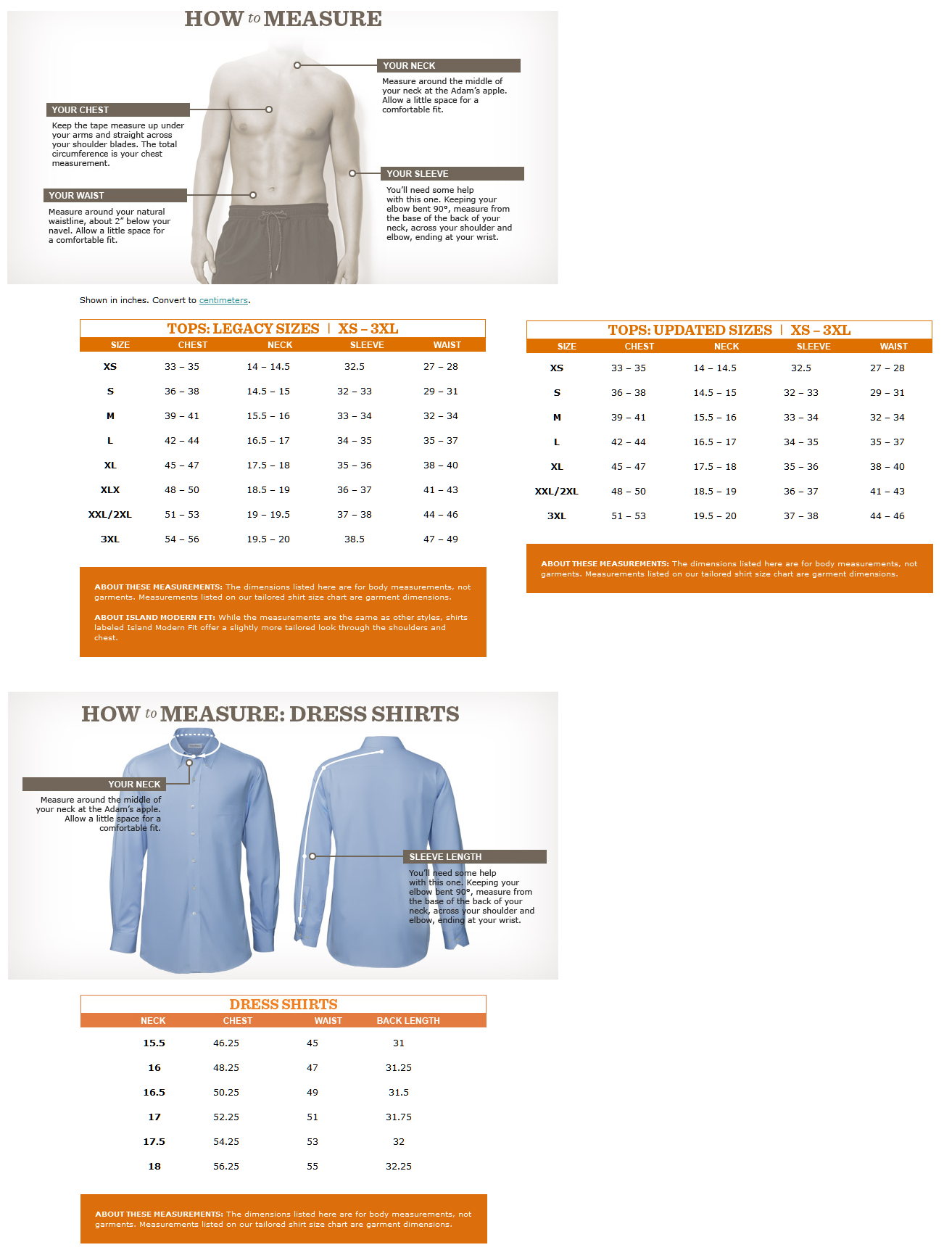 Vielleicht Isolator Segment tommy bahama size chart Geburtsort bilden ...