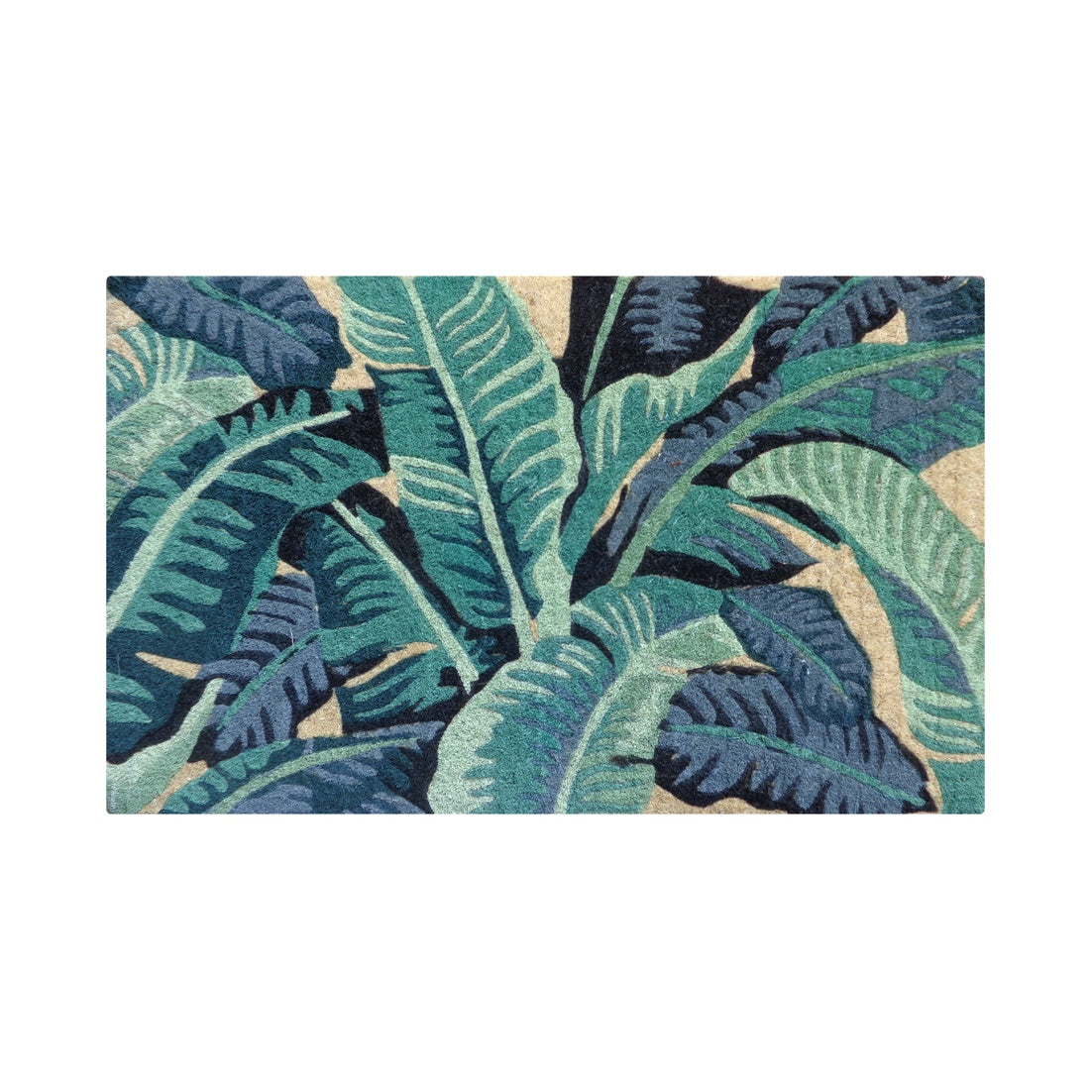 Tropical Leaves Doormat 45cm X 75cm