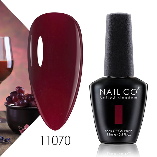 NAILCO 15ml UV Gel Top Coat and Base Coat Set 80