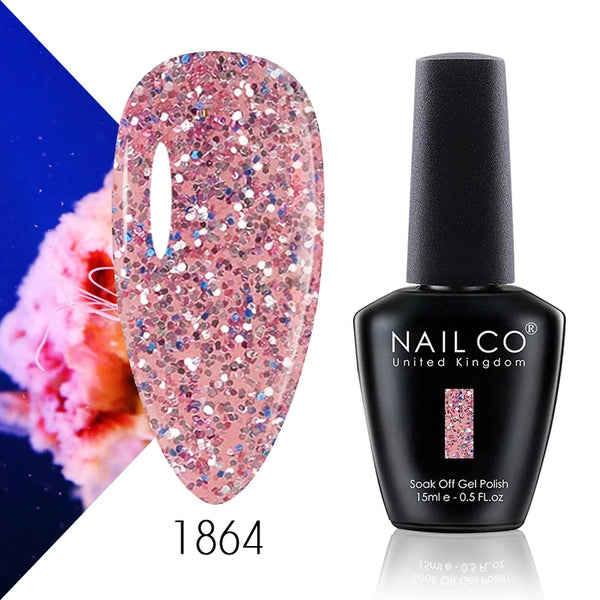 NAILCO 15ml UV Gel Top Coat and Base Coat Set 63