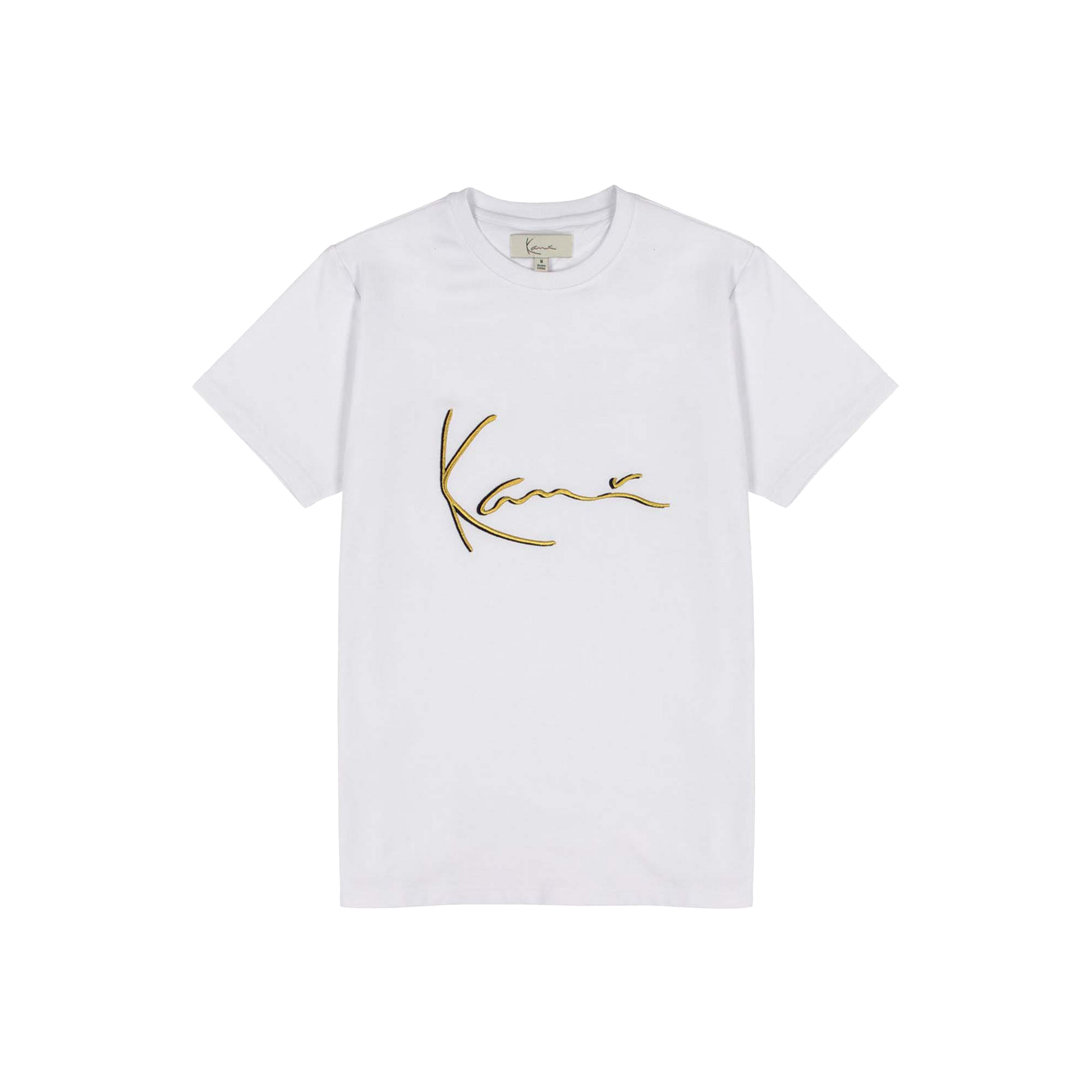Iconic T-Shirt (White/Gold) – Karl Kani