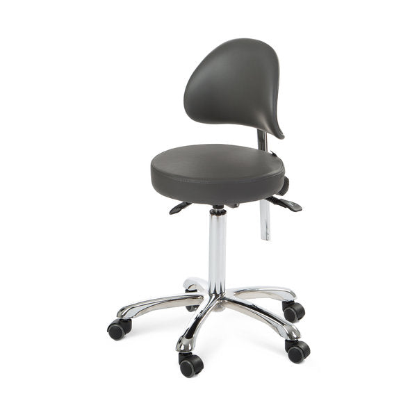 Med-Resource 935 Stool with Backrest — Med-Resource, Inc.