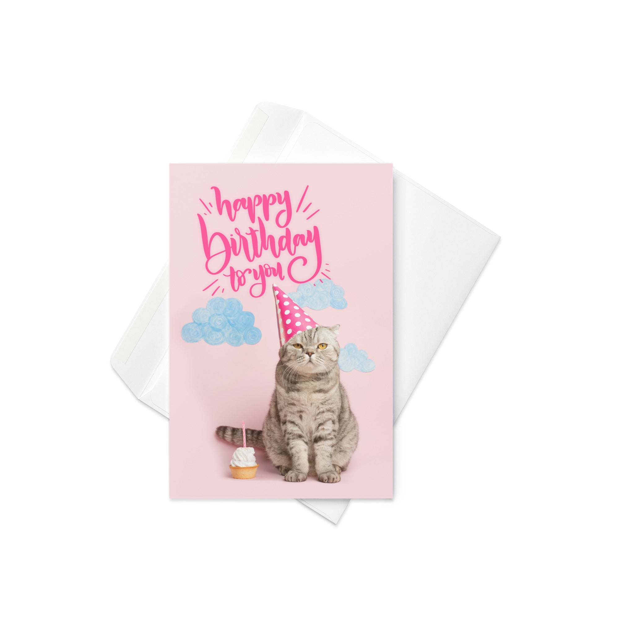 Happy Birthday (somehow grumpy cat) - Funny Birthday card
