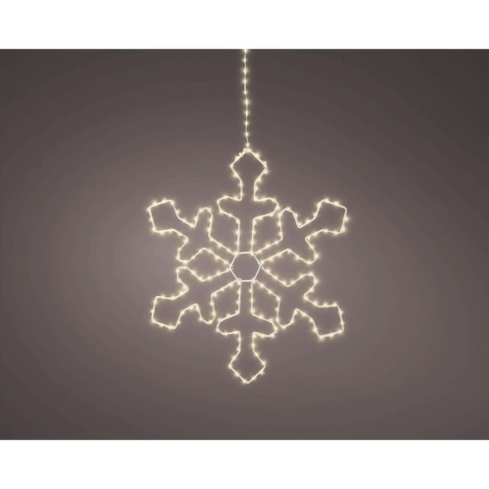 Spepla 3D White Snowflake Ornaments Decor for Christmas, 15PCS