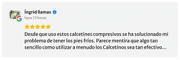 Opinión solución a problema de pies frios usando calcetines compresivos