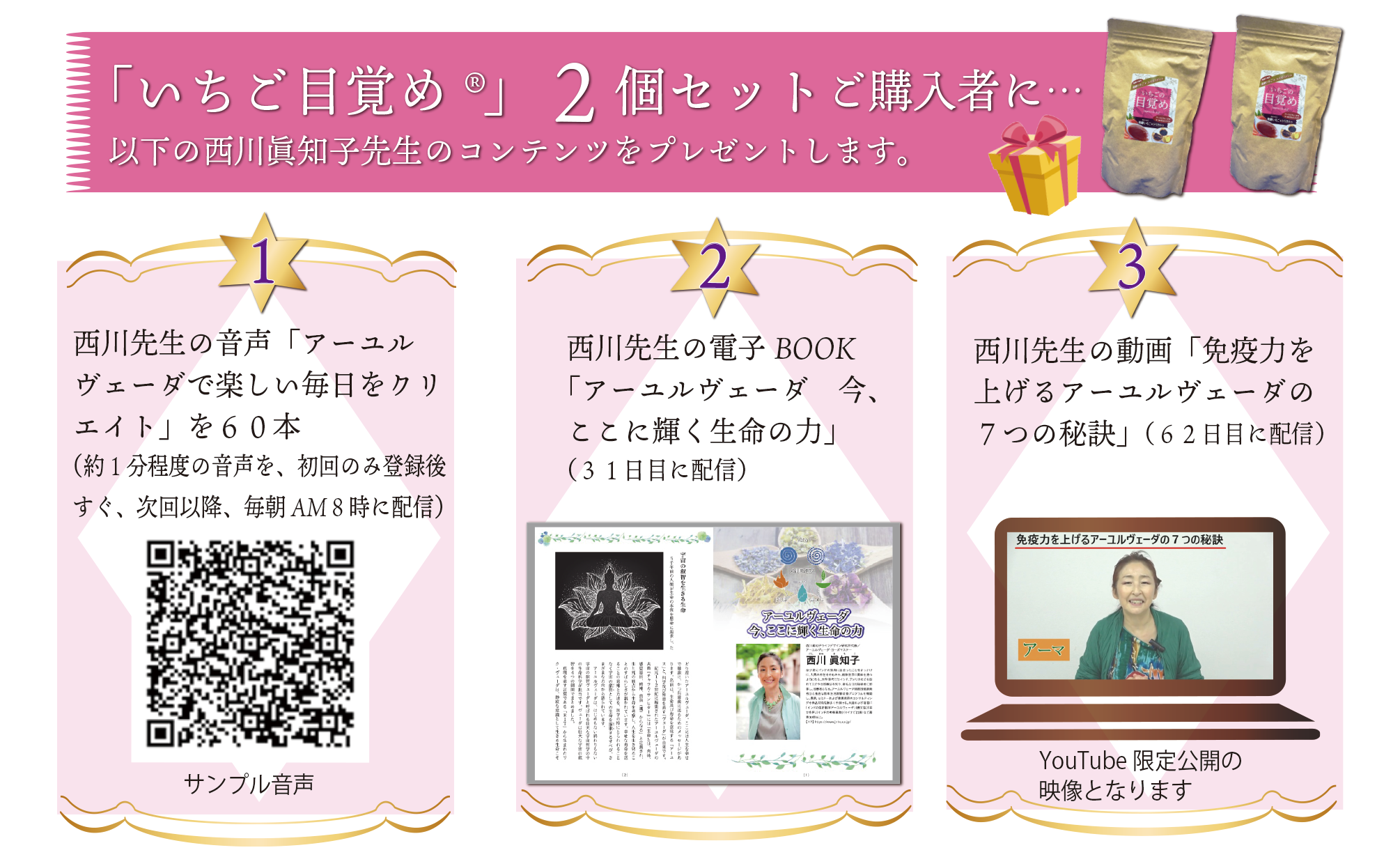 豪華！いちごの目覚め　発酵いちごのスパイスジュレ2個セット購入のプレゼントの内容