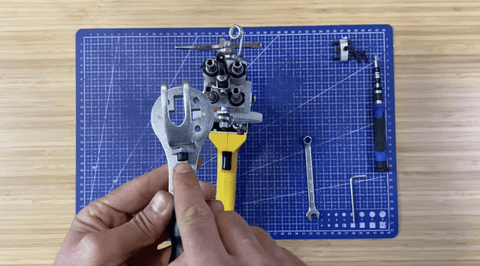 tufting gun tutorial for modifying scissors