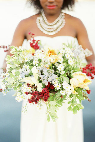 Gorgeous and Green florals for Oakland photoshoot featured on Style me Pretty, photos by Erich McVey