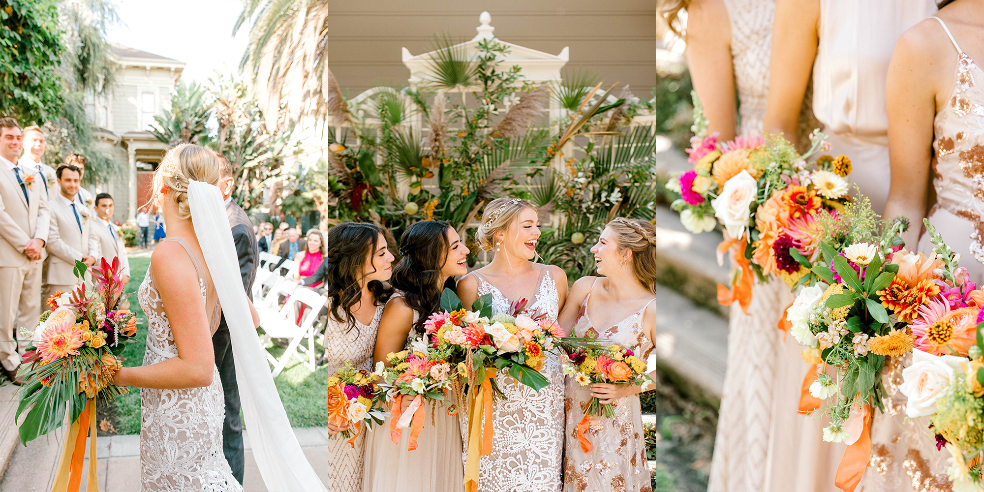 Gorgeous and Green Wedding Flowers