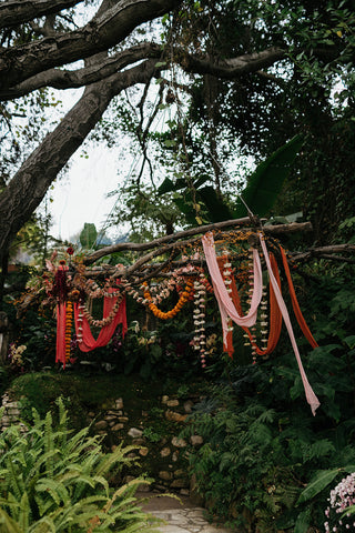 Western Ceremony Decor by Gorgeous and Green The Holly Farm Carmel Photos by Laurken Kendall