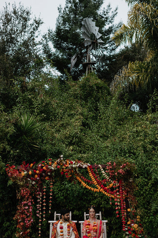 Mandap Decor by Gorgeous and Green Carmel Wedding Photo by Laurken Kendall