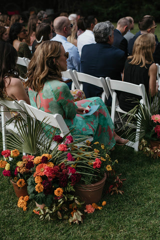 Aisle Details by Gorgeous and Green Sustainable Florist Carmel Wedding Photography by Laurken Kendall