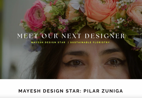 Pilar Zuniga of Gorgeous and Green is a 2023 Mayesh Design Star