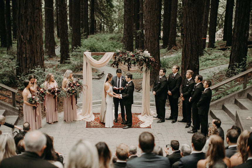 Moody Romance Of A Wedding At Uc Berkeley Botanical Garden