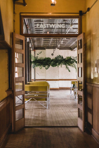 GORGEOUS AND GREEN Wedding flowers at the Headlands Center for the ARTS