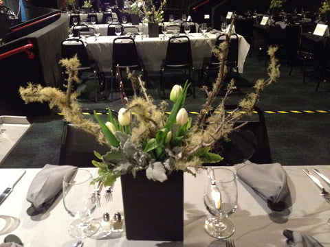 Gaffta centerpiece by Gorgeous and Green