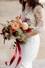 Firehouse wedding at Fort Mason florals by Gorgeous and Green