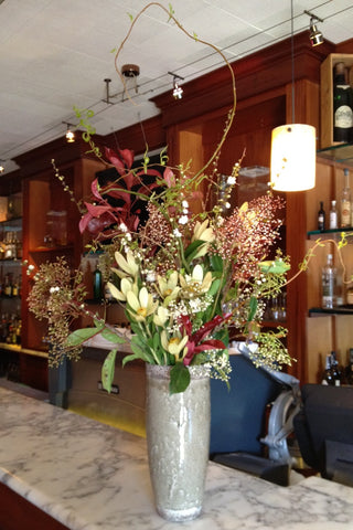 branchy organic arrangement for Berkeley Restaurant by Gorgeous and Green