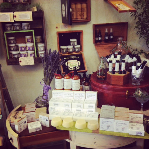 Etta and Billie Body products, local made and organic sold by Gorgeous and Green